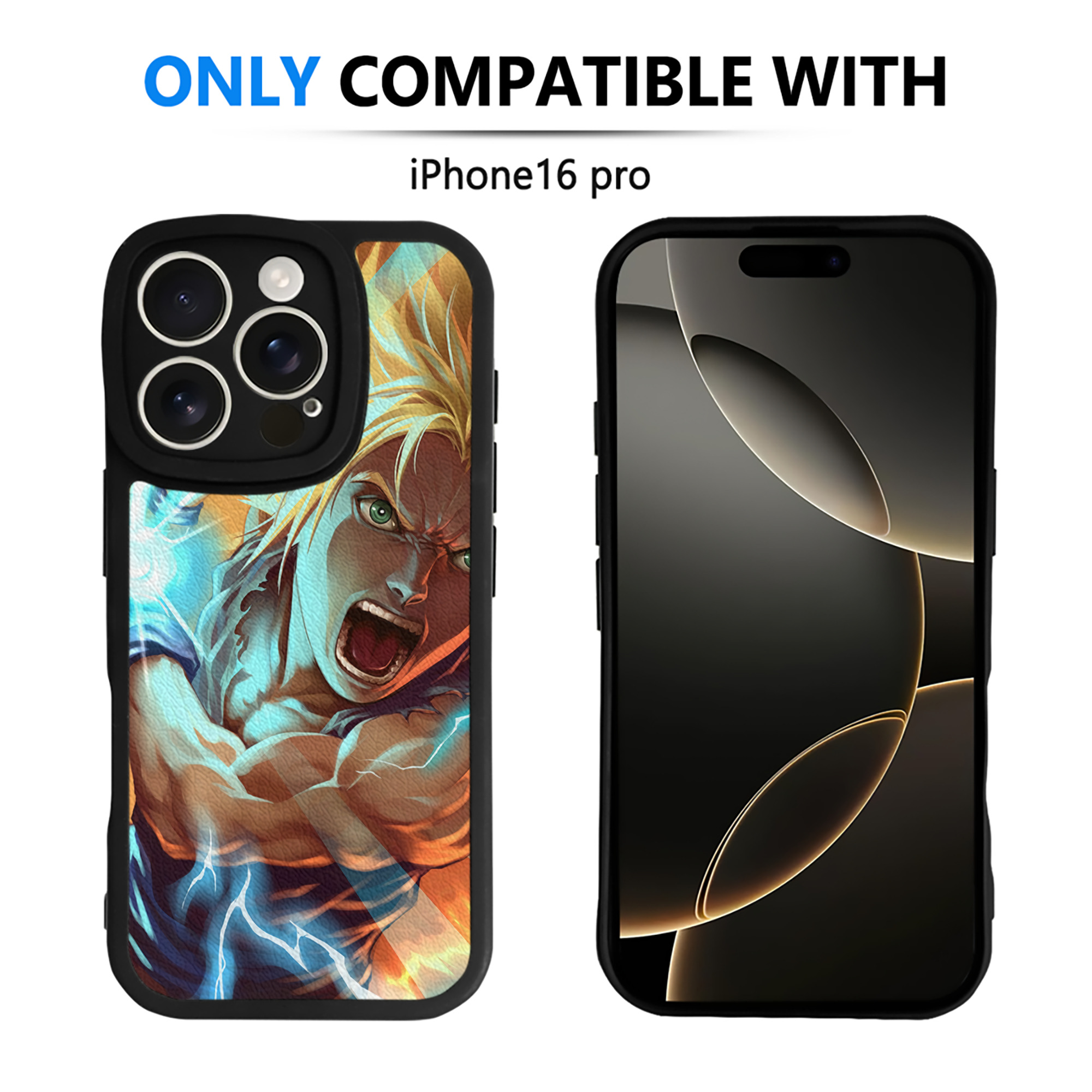 （画像用） ドラゴンボール DRAGON BALL 【iPhone 16シリーズ対応】シリコンスマホケース（レザー調） 材質：シリコン